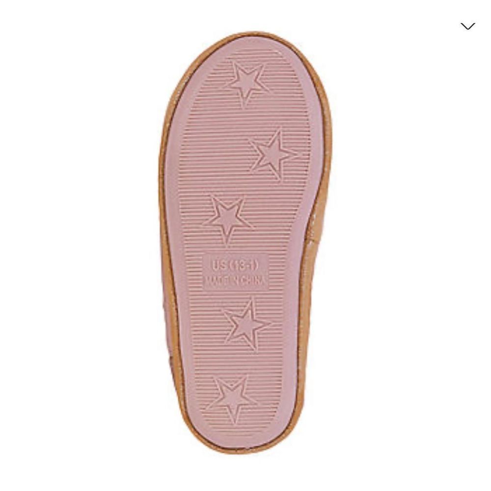 NWT Juicy By Juicy Couture Tulare Girls Bootie Slippers Pink Sz 4-5 Big Kid - Picture 10 of 14